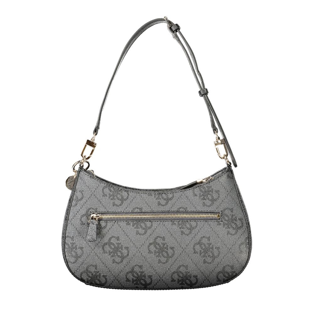 Schwarze Handtasche aus Polyethylen