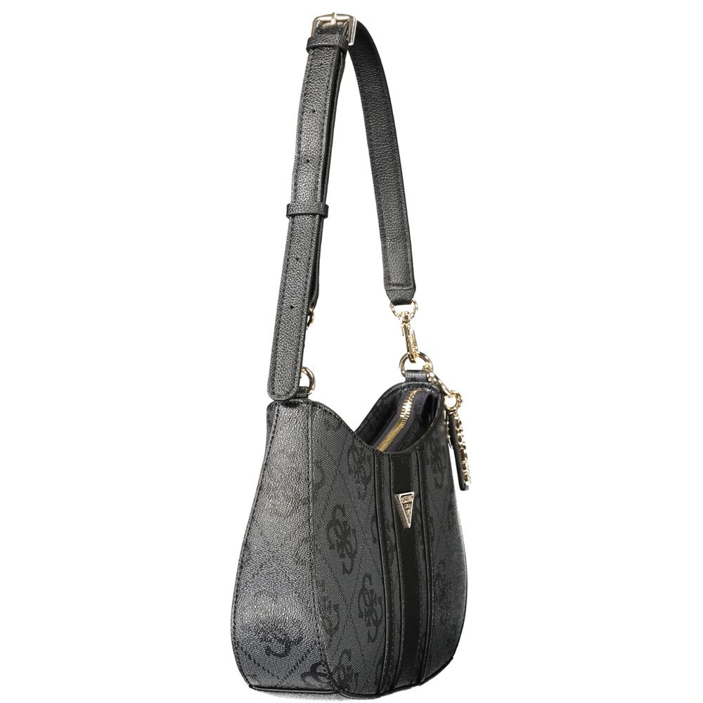 Schwarze Handtasche aus Polyethylen