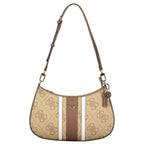 Beige Polyurethane Damen Handtasche