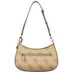 Beige Polyurethane Damen Handtasche