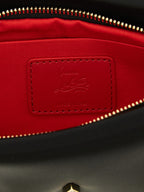 Schwarze Clutch aus Elasthan
