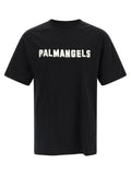 Schwarzes Baumwoll-T-Shirt Palm Angels