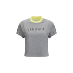 Graues Baumwoll-T-Shirt