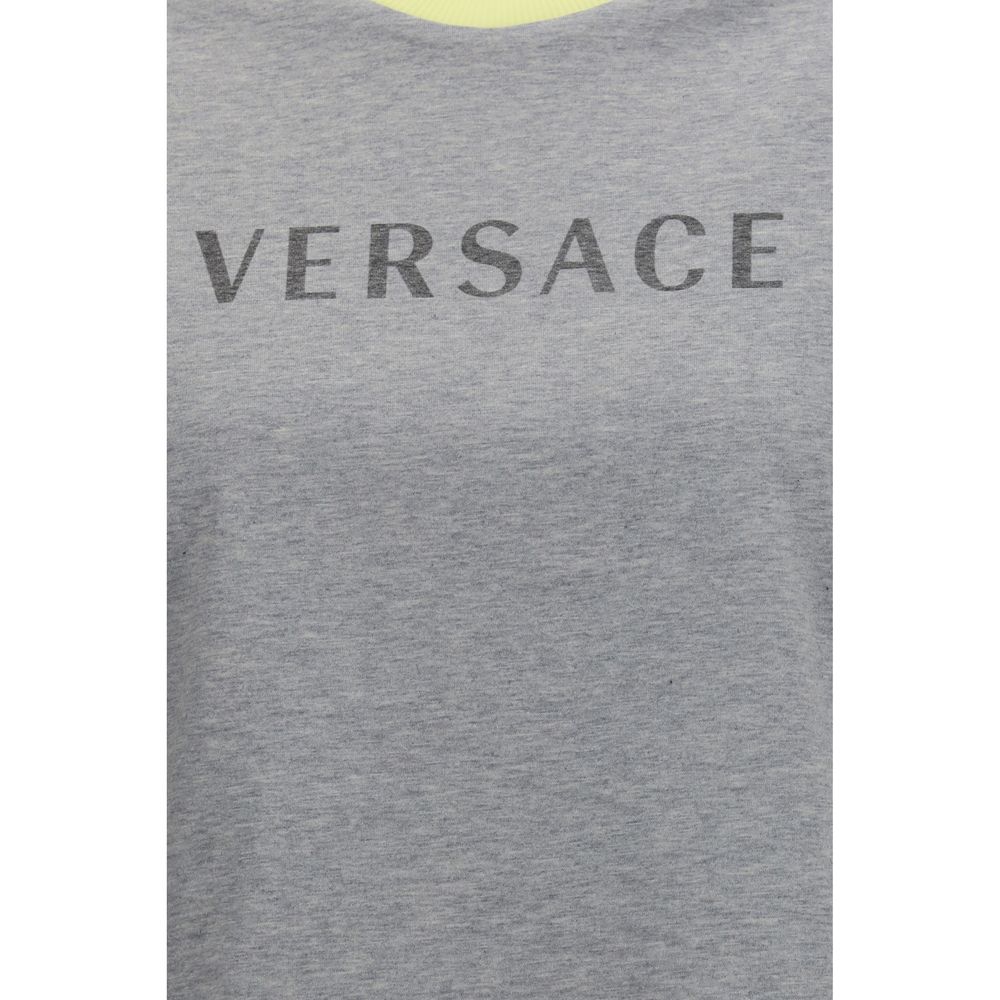 Graues Baumwoll-T-Shirt