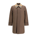 Brauner Baumwollmantel Burberry