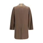 Brauner Baumwollmantel Burberry