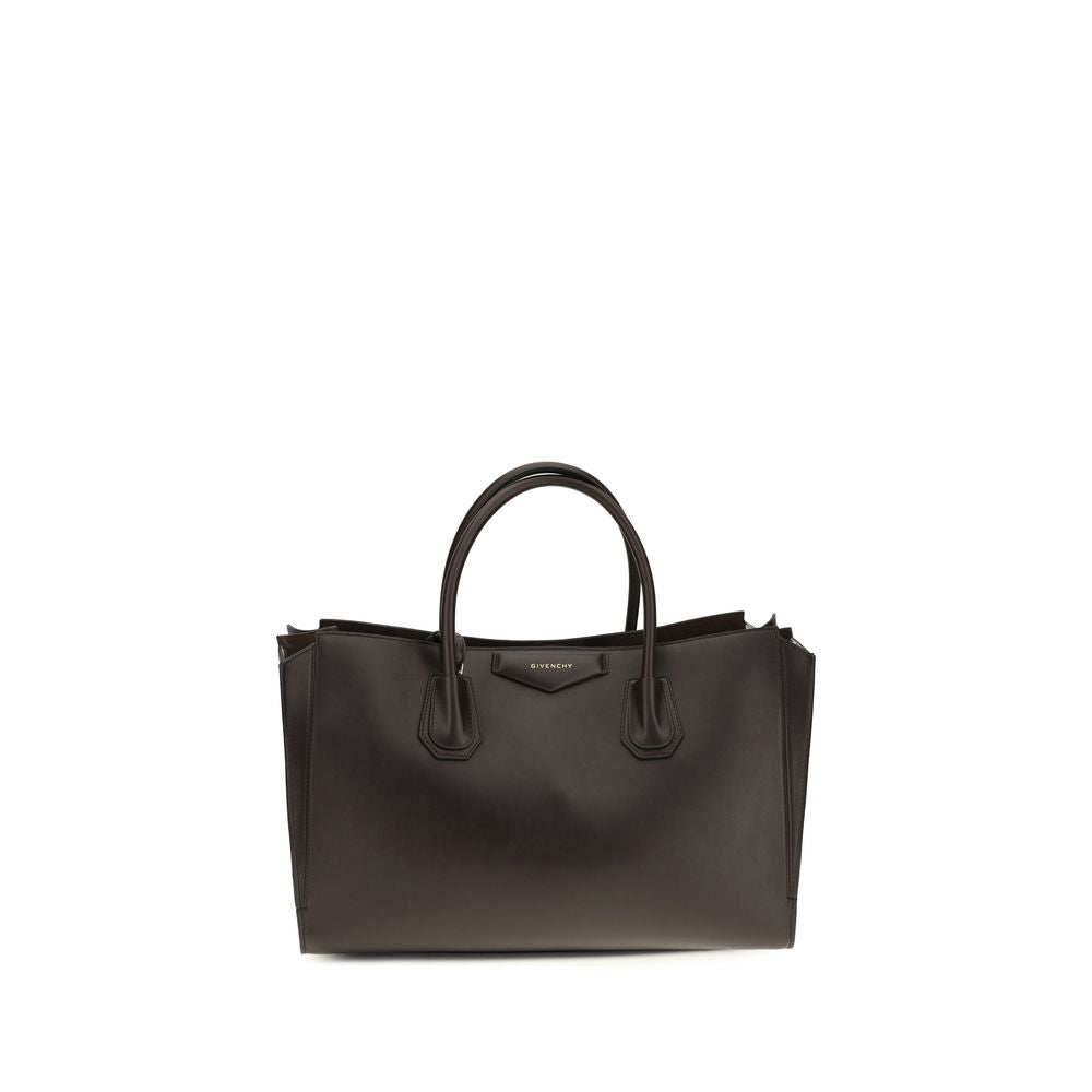 Braune Kalbsleder Bos Taurus Schultertasche Givenchy