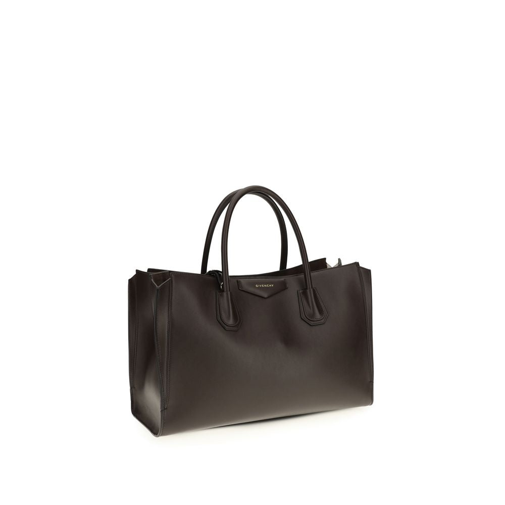 Braune Kalbsleder Bos Taurus Schultertasche Givenchy