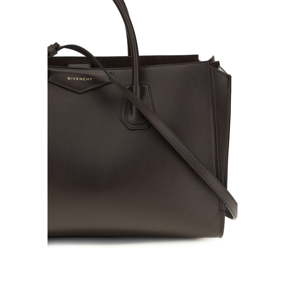 Braune Kalbsleder Bos Taurus Schultertasche Givenchy