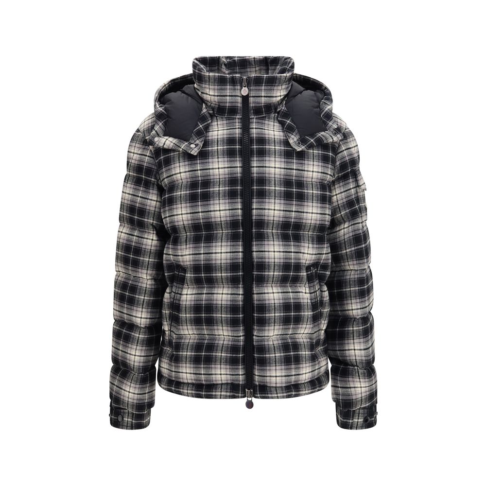 Schwarze Baumwoll-Shell-Jacke