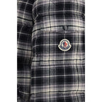 Schwarze Baumwoll-Shell-Jacke