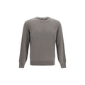 Grauer Kaschmirpullover