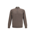 Brauner Kaschmirpullover