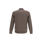 Brauner Kaschmirpullover