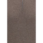 Brauner Kaschmirpullover