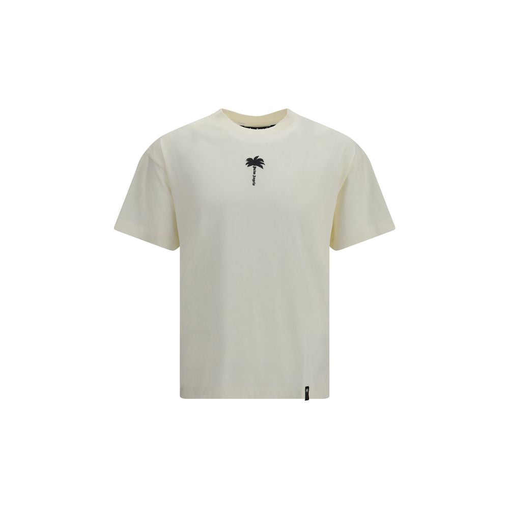 Beiges Baumwoll-T-Shirt