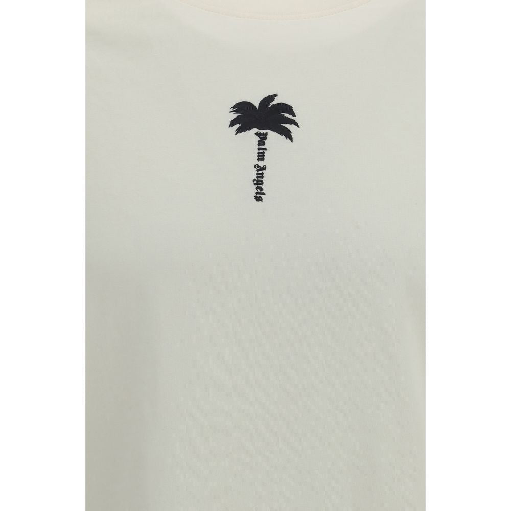 Beiges Baumwoll-T-Shirt