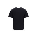 Schwarzes Baumwoll-T-Shirt