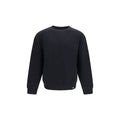 Schwarzer Baumwoll-Sweatshirt