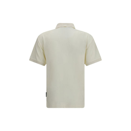 Beige Cotton Polo Shirt Palm Angels