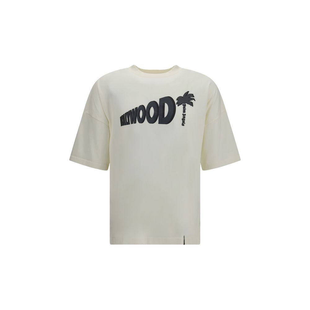 Weißes Baumwoll-T-Shirt