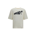 Weißes Baumwoll-T-Shirt