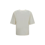 Weißes Baumwoll-T-Shirt