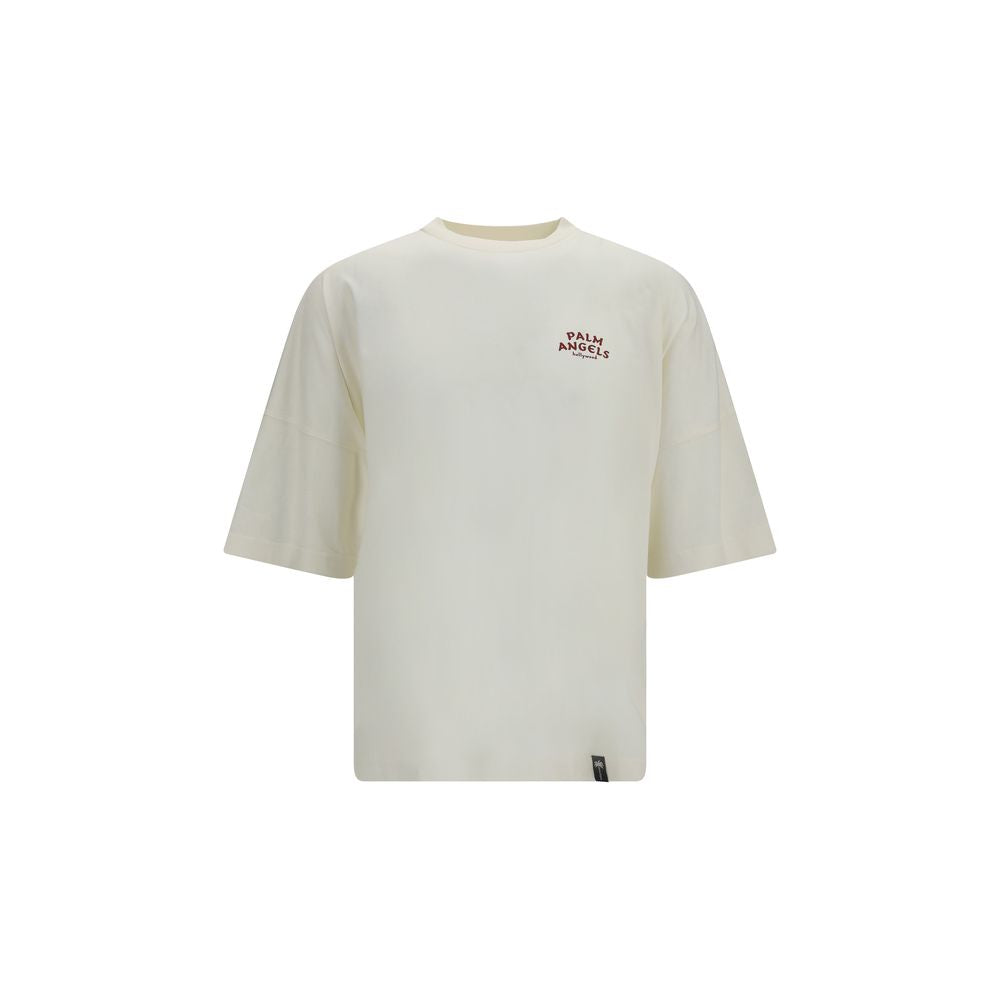 Beiges Baumwoll-T-Shirt