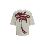 Beiges Baumwoll-T-Shirt