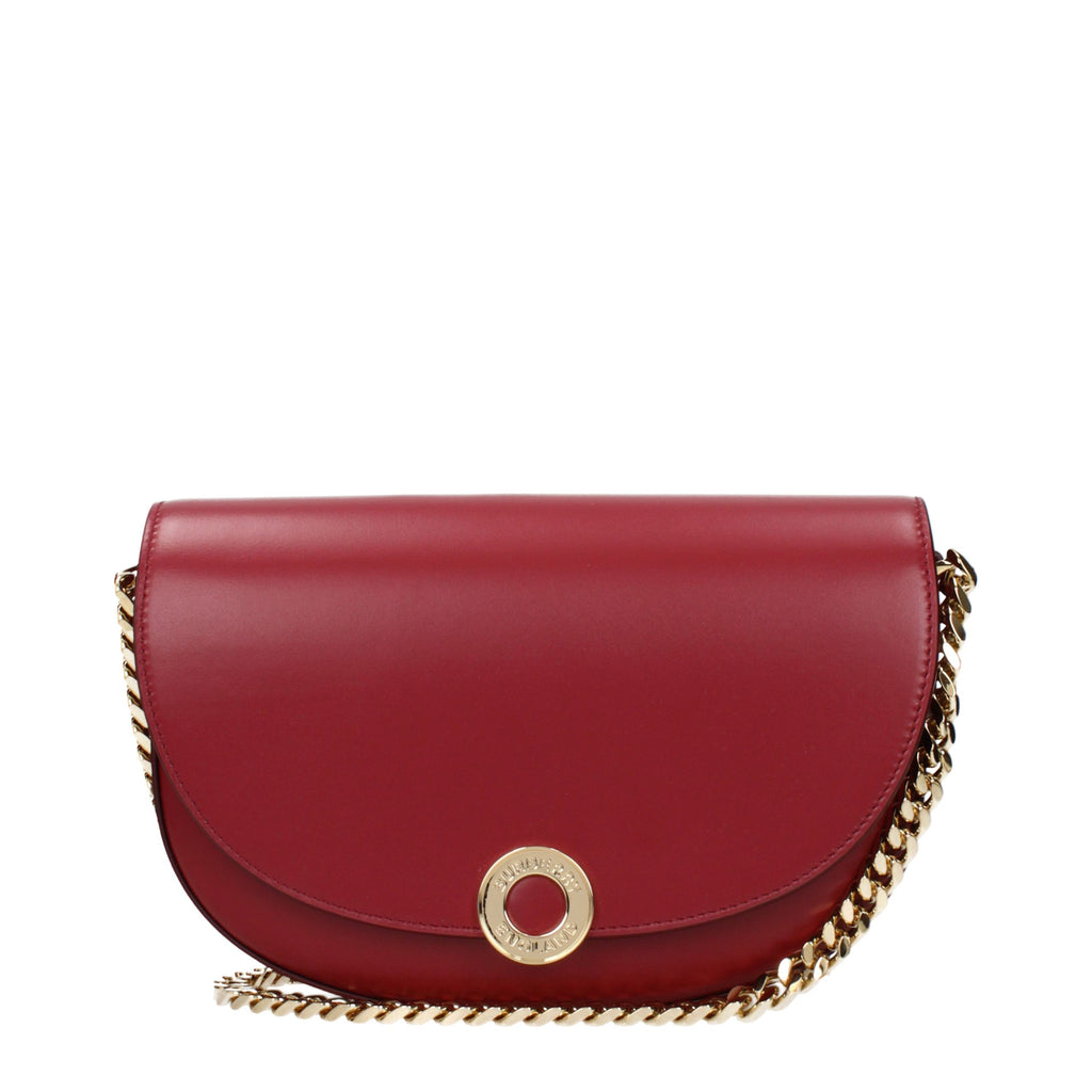 Rote Leder Schultertasche