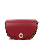 Rote Leder Schultertasche