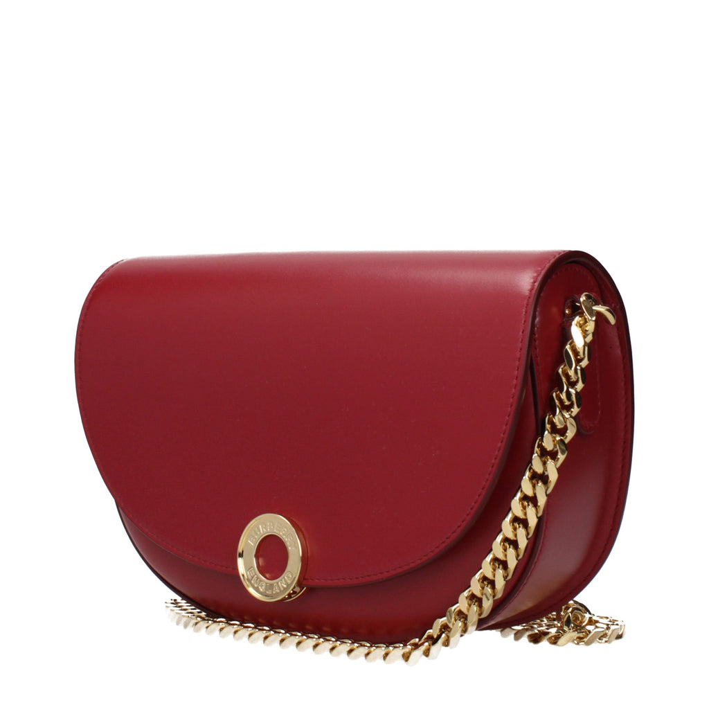 Rote Leder Schultertasche