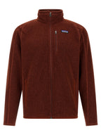 Rote Polyester-Jacke in voller Länge