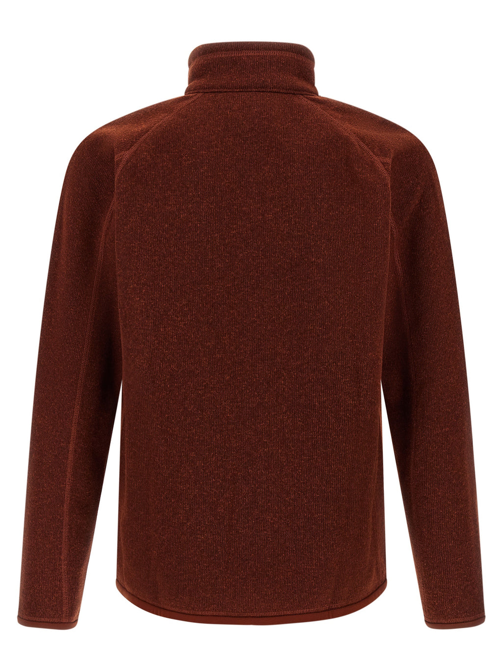 Rote Polyester-Jacke in voller Länge