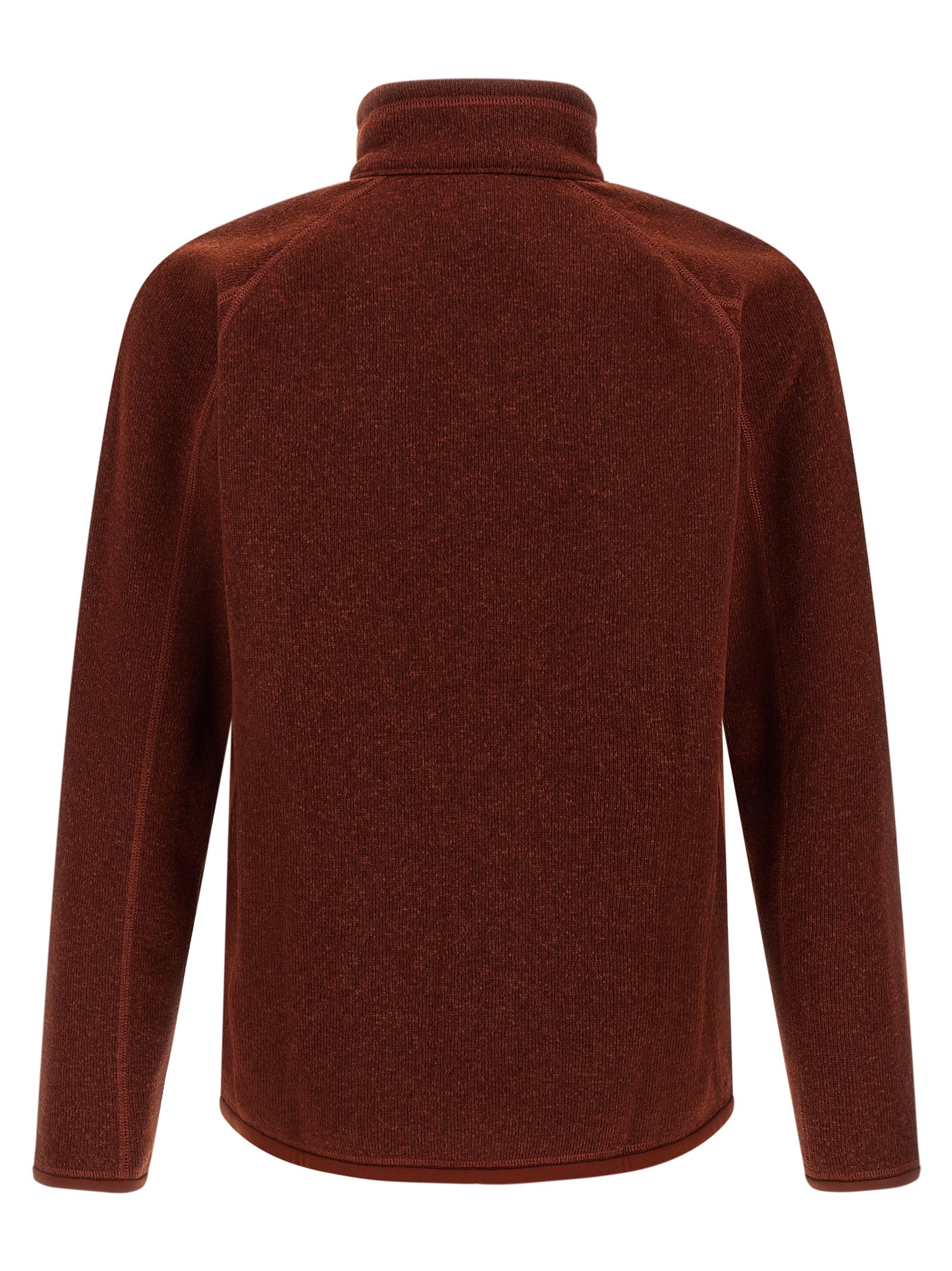 Rote Polyester-Jacke in voller Länge