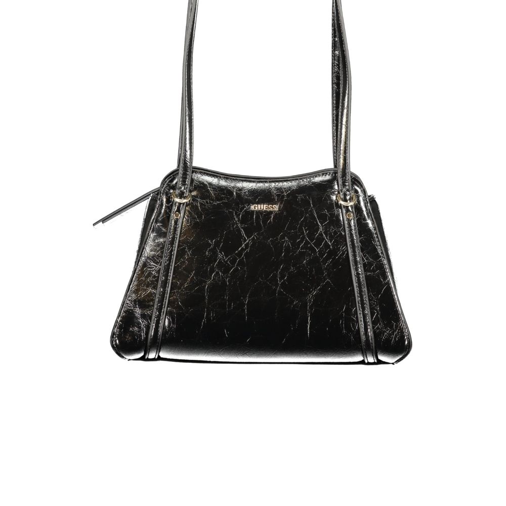 Schwarze Handtasche aus Polyethylen