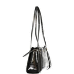 Schwarze Handtasche aus Polyethylen