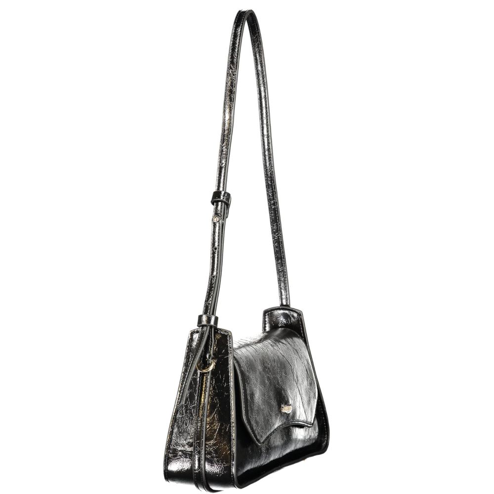 Nero Poliuretano Donna Tasche