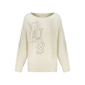 Weißer Sweatshirt aus Viskose