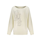 Weißer Sweatshirt aus Viskose