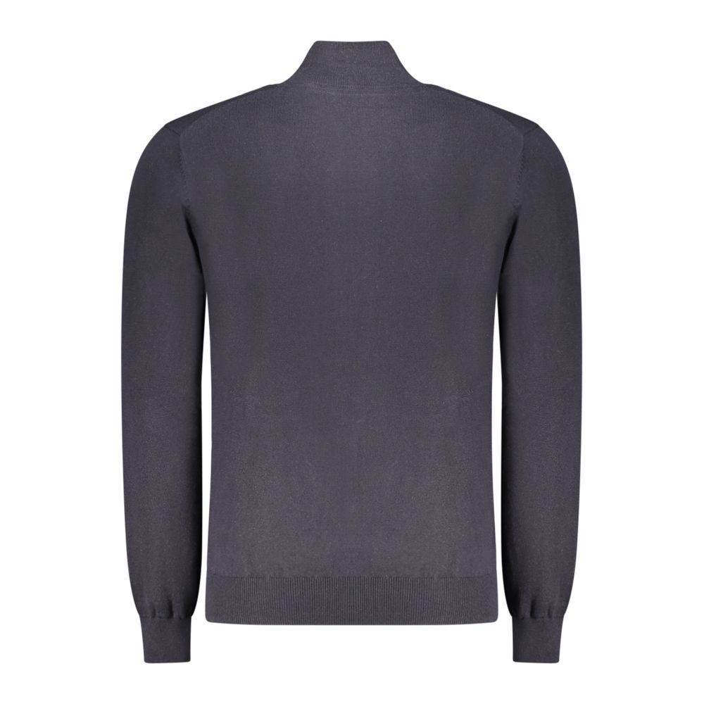Blauer Wollcardigan