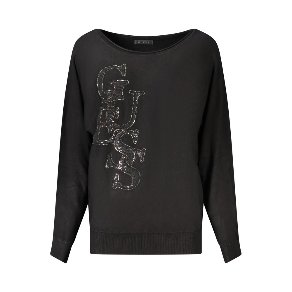 Schwarzer Sweatshirt aus Viskose