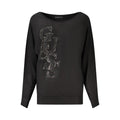 Schwarzer Sweatshirt aus Viskose