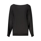 Schwarzer Sweatshirt aus Viskose