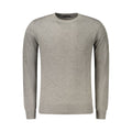 Grauer Wollpullover