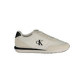 Weiße Sneaker aus Polyester im Athletic-Stil