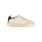 Weiße Sneaker aus Polyester im Athletic-Stil