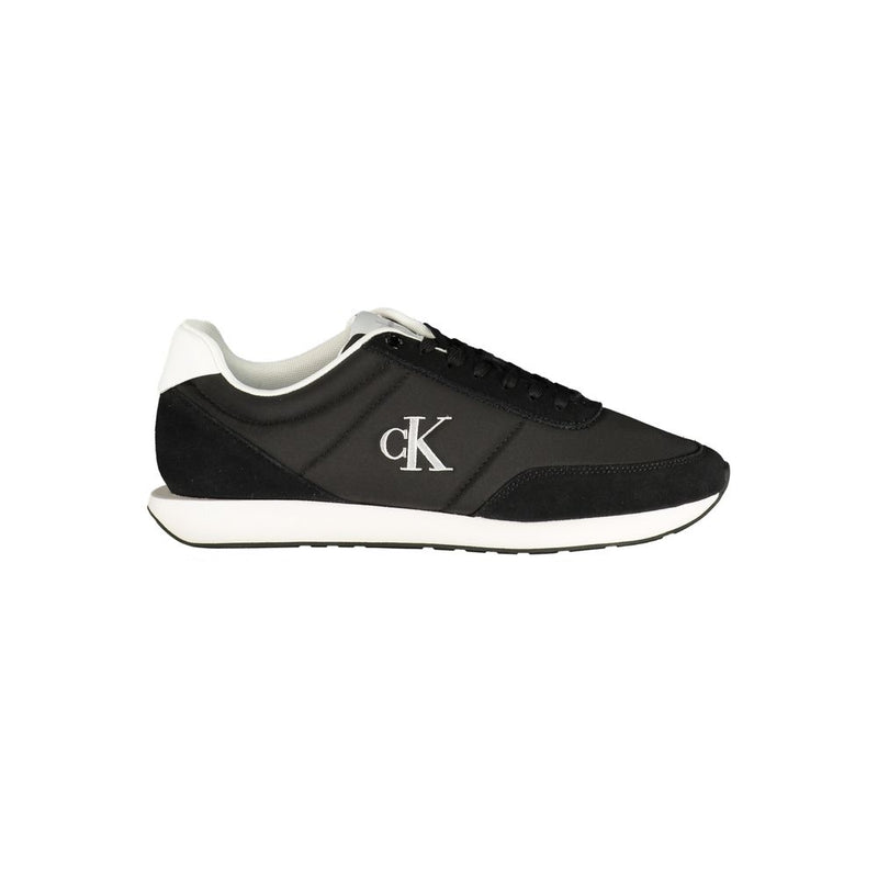 Schwarze Sneaker aus Polyester für sportliche Looks Calvin Klein