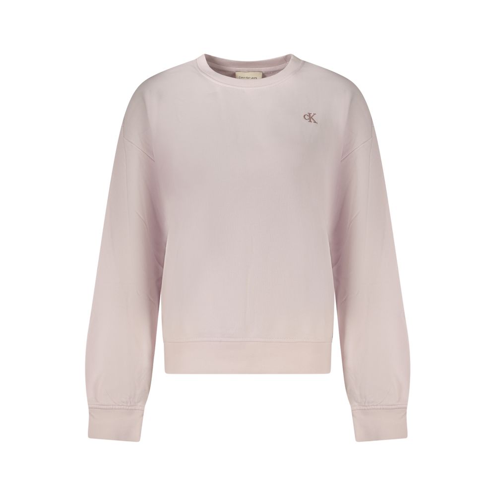 Rosa Baumwoll-Sweatshirt
