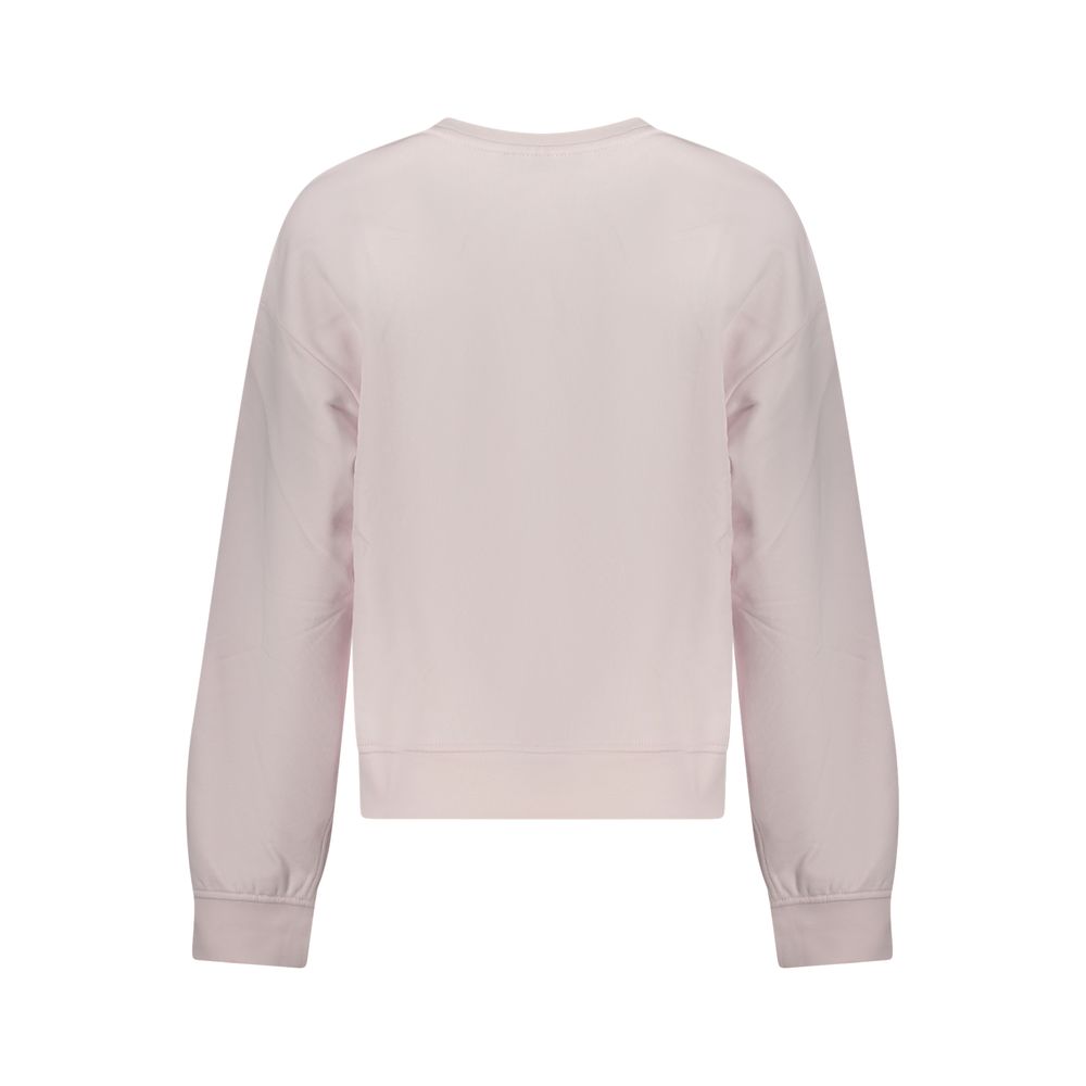 Rosa Baumwoll-Sweatshirt